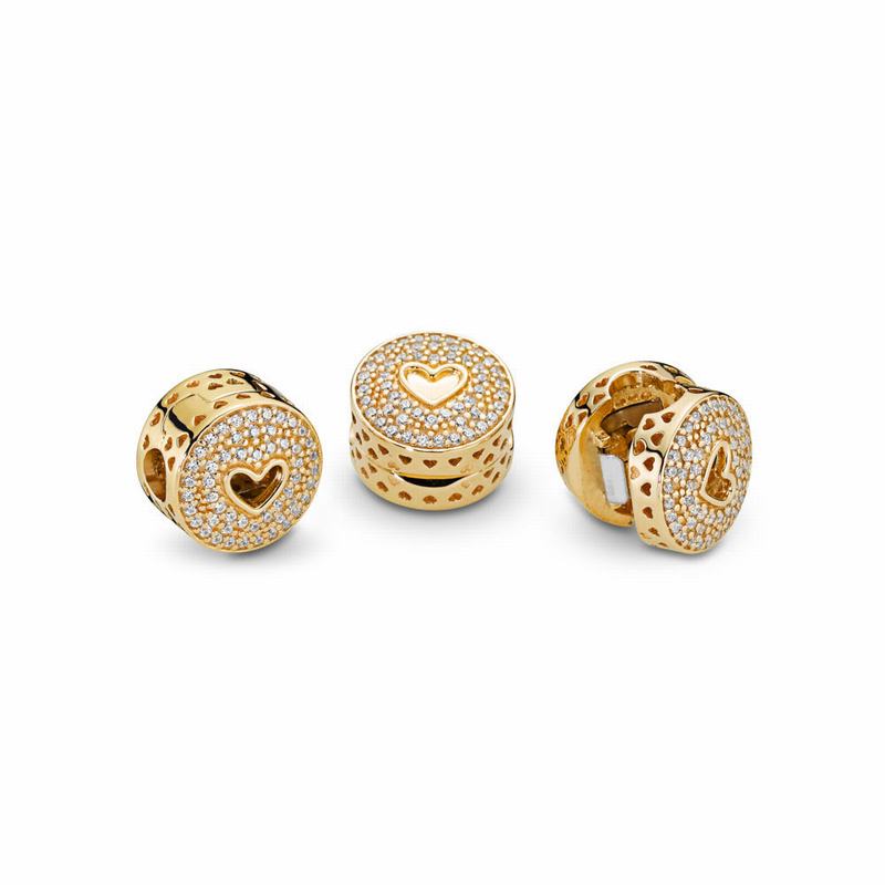 Pandora Heart of Luxury Clip Charm Gold Egypt YH9173208